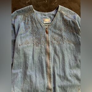 📦LAST CHANCE: DONATING📦 Monique Fashion | Denim Studded Jean Jacket